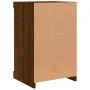 Sideboard with LED lights brown oak 41x37x67 cm by , Sideboards - Ref: Foro24-836727, Price: 51,47 €, Discount: %