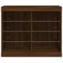 Sideboard mit LED-Leuchten, braune Eiche, 81 x 37 x 67 cm von , Sideboards - Ref: Foro24-836706, Preis: 75,87 €, Rabatt: %