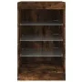 Sideboard mit LED-Leuchten, geräucherte Eiche, 41 x 37 x 67 cm von , Sideboards - Ref: Foro24-836725, Preis: 53,85 €, Rabatt: %