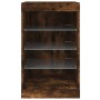 Sideboard mit LED-Leuchten, geräucherte Eiche, 41 x 37 x 67 cm von , Sideboards - Ref: Foro24-836725, Preis: 54,83 €, Rabatt: %