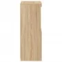Aparador con luces LED roble Sonoma 41x37x100 cm de , Aparadores - Ref: Foro24-836688, Precio: 90,02 €, Descuento: %