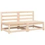 Garden sofas without armrests with cushions 2 units pine wood by , Modular outdoor sofas - Ref: Foro24-838085, Price: 167,05 ...