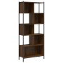 Eichenbraunes Holzwerkstoffregal 72x28x172 cm von , Bücherregale und Regale - Ref: Foro24-3213656, Preis: 98,70 €, Rabatt: %