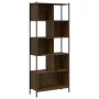 Estantería madera de ingeniería marrón roble 72x28x172 cm de , Librerías y estanterías - Ref: Foro24-3213656, Precio: 97,50 €...
