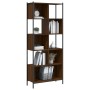 Eichenbraunes Holzwerkstoffregal 72x28x172 cm von , Bücherregale und Regale - Ref: Foro24-3213656, Preis: 98,70 €, Rabatt: %
