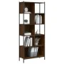 Estantería madera de ingeniería marrón roble 72x28x172 cm de , Librerías y estanterías - Ref: Foro24-3213656, Precio: 97,50 €...