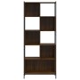 Eichenbraunes Holzwerkstoffregal 72x28x172 cm von , Bücherregale und Regale - Ref: Foro24-3213656, Preis: 98,70 €, Rabatt: %