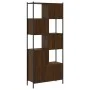 Oak brown engineered wood shelf 72x28x172 cm by , Bookcases and shelves - Ref: Foro24-3213656, Price: 97,50 €, Discount: %