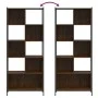 Estantería madera de ingeniería marrón roble 72x28x172 cm de , Librerías y estanterías - Ref: Foro24-3213656, Precio: 97,50 €...
