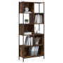Regal aus geräuchertem Eichenholzwerkstoff, 72 x 28 x 172 cm von , Bücherregale und Regale - Ref: Foro24-3213654, Preis: 94,4...