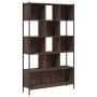 Estantería madera de ingeniería marrón roble 102x28x172 cm de , Librerías y estanterías - Ref: Foro24-3213661, Precio: 133,49...