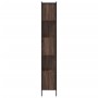 Oak brown engineered wood shelf 102x28x172 cm by , Bookcases and shelves - Ref: Foro24-3213661, Price: 135,28 €, Discount: %