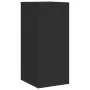 Muebles de TV de pared con luces LED 3 piezas negro de , Muebles TV - Ref: Foro24-3216868, Precio: 169,09 €, Descuento: %