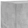 Wall TV cabinets with LED lights 3 pieces concrete gray by , TV Furniture - Ref: Foro24-3216877, Price: 173,62 €, Discount: %