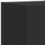 Muebles de TV de pared con luces LED 3 piezas negro de , Muebles TV - Ref: Foro24-3216875, Precio: 186,38 €, Descuento: %