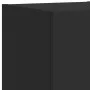Wall TV cabinets with LED lights 4 pieces black by , TV Furniture - Ref: Foro24-3216882, Price: 182,40 €, Discount: %
