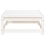 Gartenhocker aus massivem weißem Kiefernholz 70x70x30 cm von , Modulare Sofas für den Außenbereich - Ref: Foro24-837936, Prei...