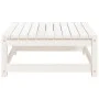 Gartenhocker aus massivem weißem Kiefernholz 70x70x30 cm von , Modulare Sofas für den Außenbereich - Ref: Foro24-837936, Prei...