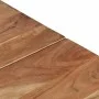 Couchtisch aus silbernem Edelstahl und massivem Akazienholz von , Couchtisch - Ref: Foro24-349983, Preis: 176,67 €, Rabatt: %