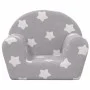 Light gray soft plush children's sofa with stars by , Baby and Toddler Furniture - Ref: Foro24-356980, Price: 43,69 €, Discou...