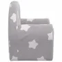 Light gray soft plush children's sofa with stars by , Baby and Toddler Furniture - Ref: Foro24-356980, Price: 43,69 €, Discou...