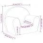 Light gray soft plush children's sofa with stars by , Baby and Toddler Furniture - Ref: Foro24-356980, Price: 43,69 €, Discou...