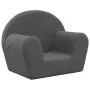 Anthracite gray soft plush children's sofa by , Baby and Toddler Furniture - Ref: Foro24-356982, Price: 42,93 €, Discount: %