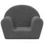 Anthracite gray soft plush children's sofa by , Baby and Toddler Furniture - Ref: Foro24-356982, Price: 34,33 €, Discount: %