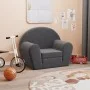 Anthracite gray soft plush children's sofa bed by , Baby and Toddler Furniture - Ref: Foro24-356994, Price: 47,87 €, Discount: %