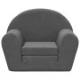 Anthracite gray soft plush children's sofa bed by , Baby and Toddler Furniture - Ref: Foro24-356994, Price: 47,87 €, Discount: %