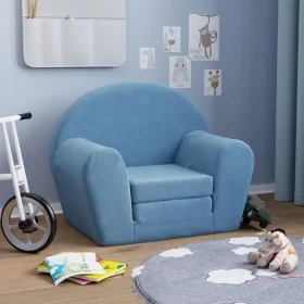 Blaues Kinderschlafsofa aus weichem Plüsch von , Baby- und Kleinkindmöbel - Ref: Foro24-356996, Preis: 45,40 €, Rabatt: %