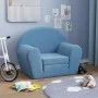 Blue soft plush children's sofa bed by , Baby and Toddler Furniture - Ref: Foro24-356996, Price: 45,15 €, Discount: %