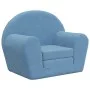 Blue soft plush children's sofa bed by , Baby and Toddler Furniture - Ref: Foro24-356996, Price: 45,15 €, Discount: %