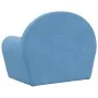 Blue soft plush children's sofa bed by , Baby and Toddler Furniture - Ref: Foro24-356996, Price: 45,15 €, Discount: %