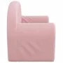 Sofá cama para niños de 2 plazas felpa suave rosa de , Mobiliario para bebés y niños pequeños - Ref: Foro24-357003, Precio: 7...