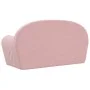 Sofá cama para niños de 2 plazas felpa suave rosa de , Mobiliario para bebés y niños pequeños - Ref: Foro24-357003, Precio: 7...