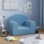 Blaues weiches Plüsch-Kindersofa von , Baby- und Kleinkindmöbel - Ref: Foro24-357008, Preis: 40,04 €, Rabatt: %