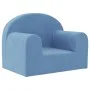 Blaues weiches Plüsch-Kindersofa von , Baby- und Kleinkindmöbel - Ref: Foro24-357008, Preis: 40,04 €, Rabatt: %