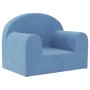 Blaues weiches Plüsch-Kindersofa von , Baby- und Kleinkindmöbel - Ref: Foro24-357008, Preis: 42,53 €, Rabatt: %