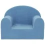 Blaues weiches Plüsch-Kindersofa von , Baby- und Kleinkindmöbel - Ref: Foro24-357008, Preis: 40,04 €, Rabatt: %