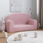 Rosafarbenes 2-Sitzer-Kindersofa aus weichem Plüsch von , Baby- und Kleinkindmöbel - Ref: Foro24-357015, Preis: 40,83 €, Raba...