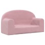 Rosafarbenes 2-Sitzer-Kindersofa aus weichem Plüsch von , Baby- und Kleinkindmöbel - Ref: Foro24-357015, Preis: 40,83 €, Raba...