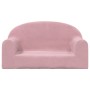 Rosafarbenes 2-Sitzer-Kindersofa aus weichem Plüsch von , Baby- und Kleinkindmöbel - Ref: Foro24-357015, Preis: 40,83 €, Raba...