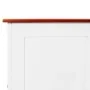 Storage chest with brown and white acacia wood lid by , Storage trunks - Ref: Foro24-364918, Price: 87,13 €, Discount: %