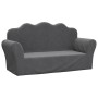 2-Sitzer-Kindersofa aus weichem Plüsch in Anthrazitgrau von , Baby- und Kleinkindmöbel - Ref: Foro24-357048, Preis: 51,44 €, ...