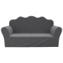 2-Sitzer-Kindersofa aus weichem Plüsch in Anthrazitgrau von , Baby- und Kleinkindmöbel - Ref: Foro24-357048, Preis: 51,44 €, ...