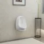 Wall-mounted urinal with white ceramic flush valve by vidaXL, Urinals - Ref: Foro24-143986, Price: 104,51 €, Discount: %