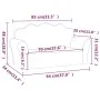 Sofá para niños de 2 plazas felpa suave gris antracita de , Mobiliario para bebés y niños pequeños - Ref: Foro24-357048, Prec...