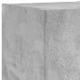 TV wall furniture with LED 4 pieces concrete gray engineered wood by , TV Furniture - Ref: Foro24-3216821, Price: 182,48 €, D...