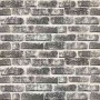 Paneles de pared 3D diseño de ladrillo 10 uds EPS gris oscuro